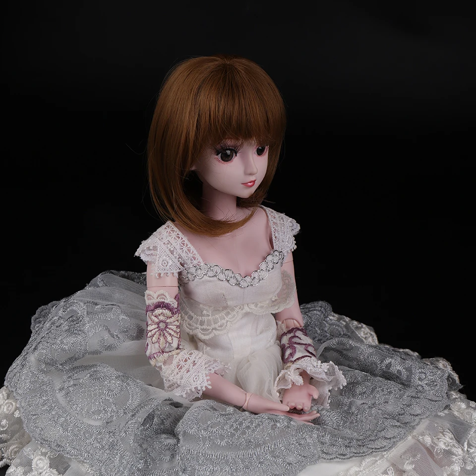Cataleya BJD парик 1/3 1/4 короткие черные прямые и кудрявые челки волос Высокая температура волокна для куклы