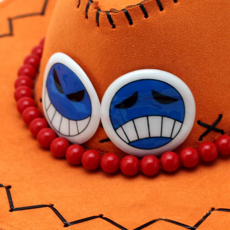 Аниме One Piece D Ace Luffy Косплей ковбойские шляпы для мужчин и женщин Кепка путешествий
