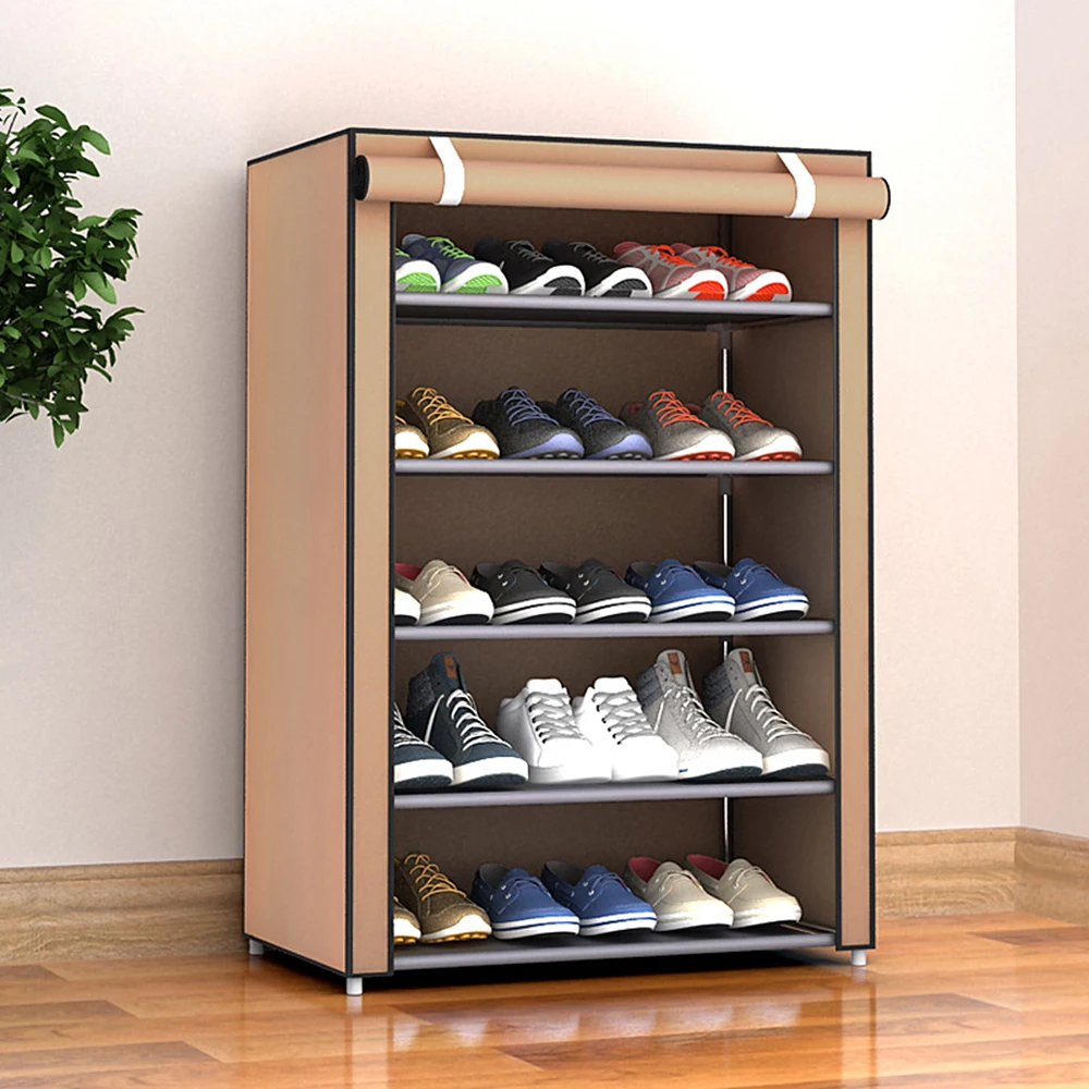 

4/5/6/8/10 Layers Dustproof Shoes Rack Non-Woven Fabric Shoe Stands Organizer Closet Home Shoes Storage Holders Shelf Cabinet