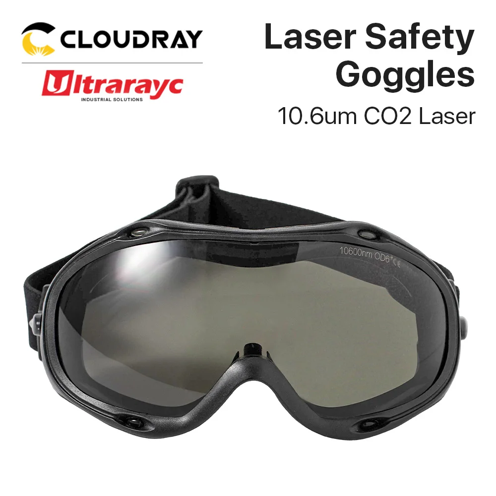 Ultrarayc-gafas láser CO2 10.6um, lentes de seguridad láser, protección para máquina de grabado Co2