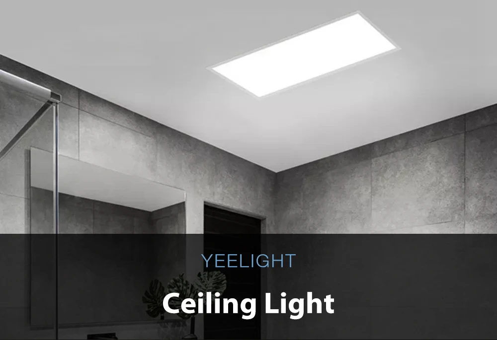 YEELIGHT умный светодиодный потолочный светильник 300*300 мм/300*600 мм управление приложением Пылезащитная интеллектуальная комнатная потолочная лампа