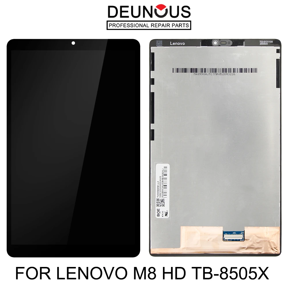 Original New 8.0" inch LCD For Lenovo Tab M8 PRC ROW TB-8505X TB-8505F TB-8505 LCD Display Touch Screen Digitizer Assembly
