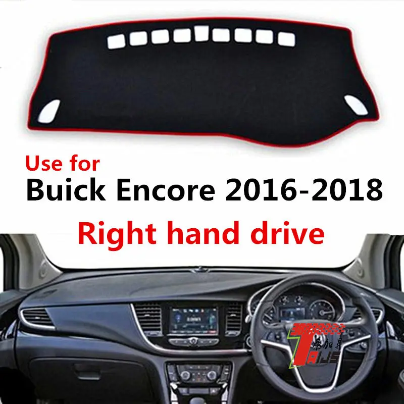 

TAIJS Factory Casual Classic Polyester Fibre Car Dashboard Cover For Buick Encore 2016 2017 2018 Right hand drive