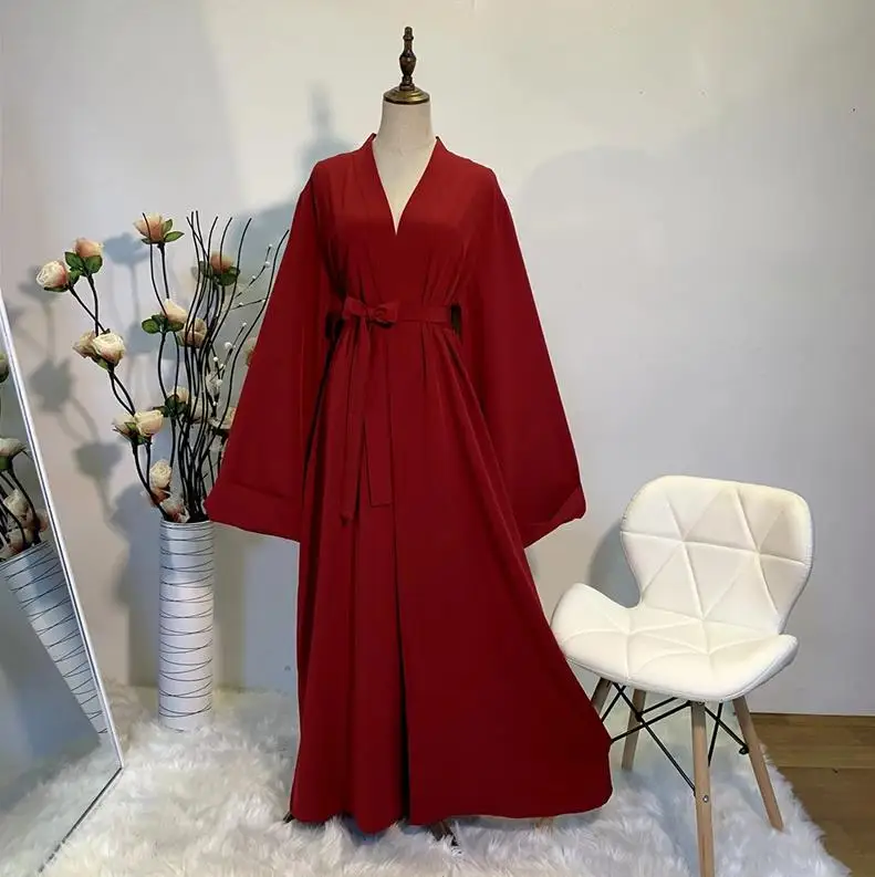 

Abaya Turkey Kimono Cardigan Islam Muslim Hijab DressAbayas For Women Robe Ete Caftan Islamic Clothing