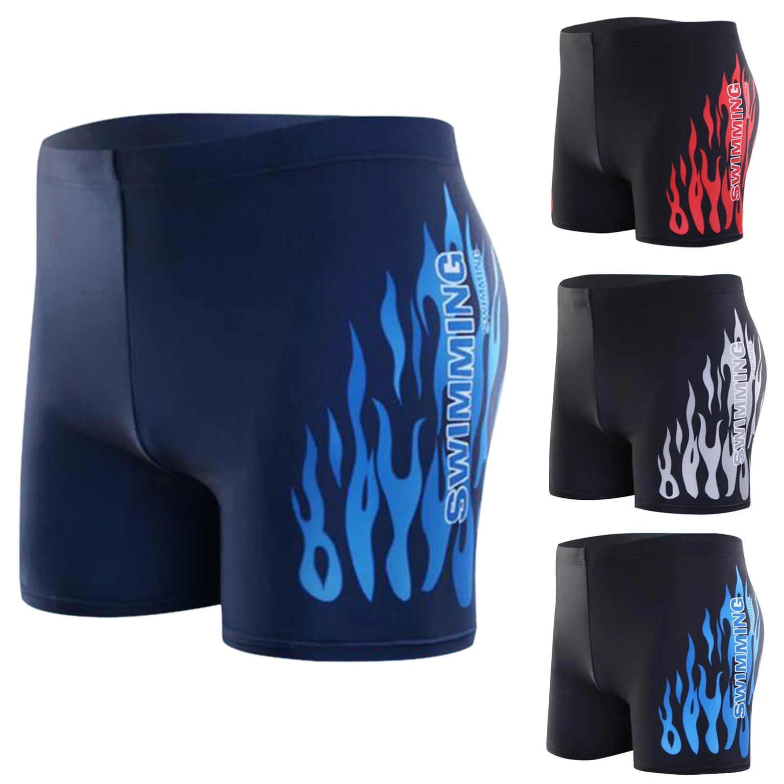 

Men Swim Shorts Swimwear Swimming Trunks Underwear Running Boxer Briefs Pants Summer Casual Shorts Swimming Wearing Clothes Suit