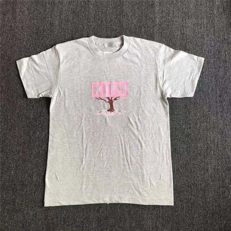 Новые футболки с вишневым деревом мужские и женские летние стильные модные