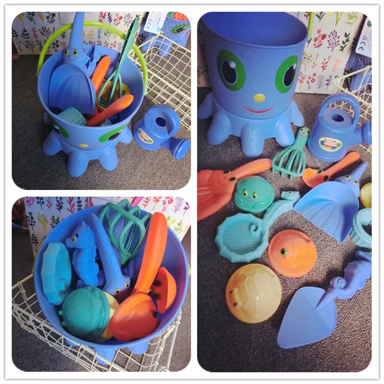 Детские пляжные игрушки SummerSoft семейный набор Пляжная вечевечерние ковш песок