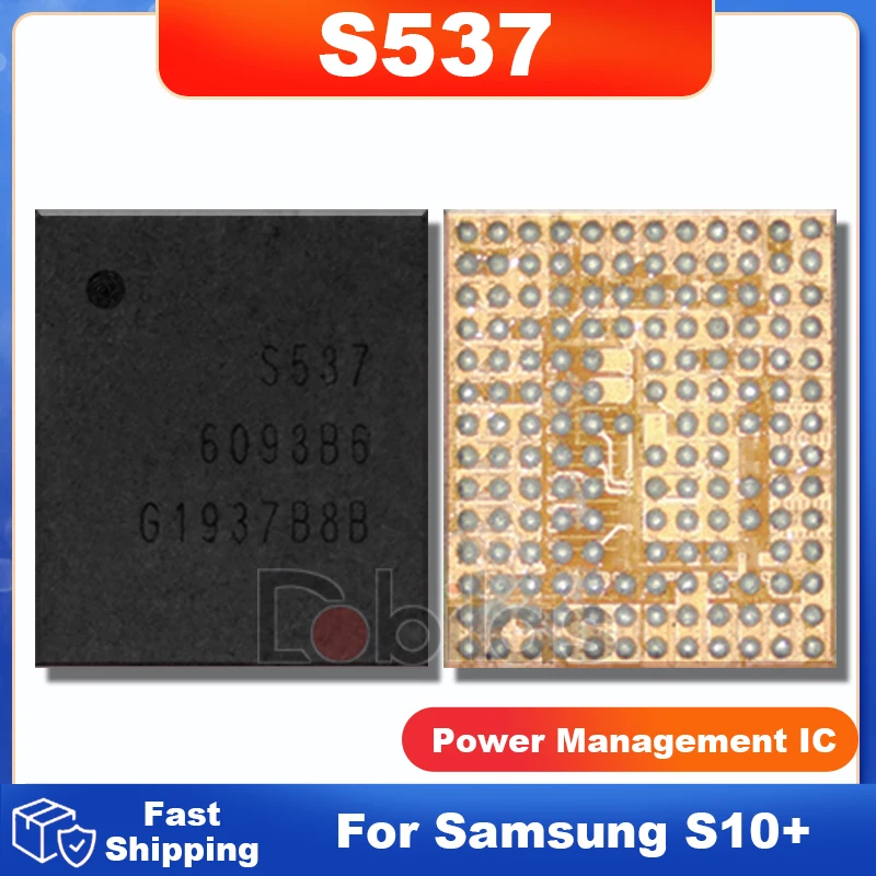 

5Pcs S537 For Samsung S10 S10+ A30 A50 A70 Power IC Chip PM IC BGA PMIC Power Management Supply Chip Integrated Circuits Chipset