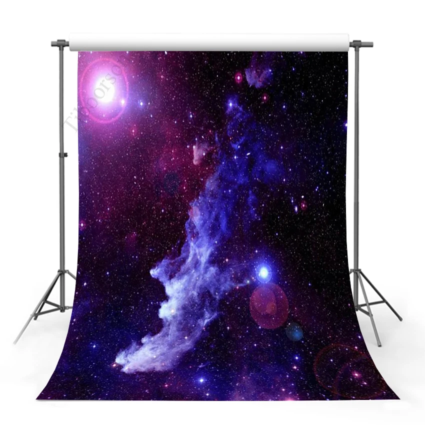 

Universe Nebula Halo Photography Backdrop Space Photo Booth Background for Children Backdrop Photo Studio Photo Props