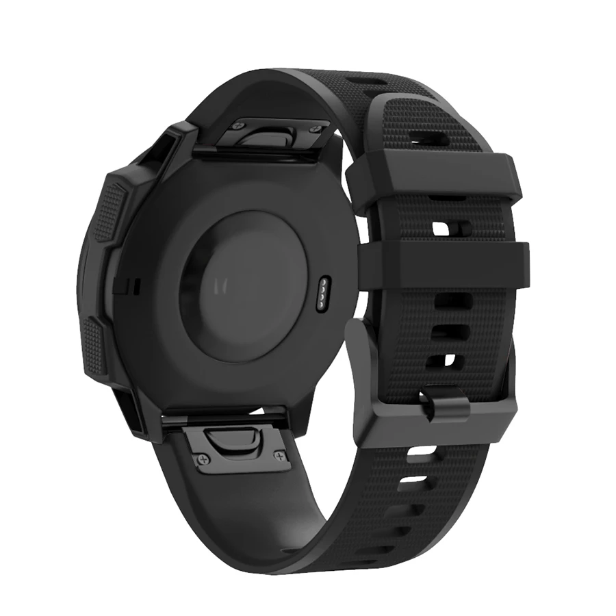 Ремешок для наручных gps часов Garmin Fenix 5x 5X3 3 HR аксессуары быстросъемный силиконовый
