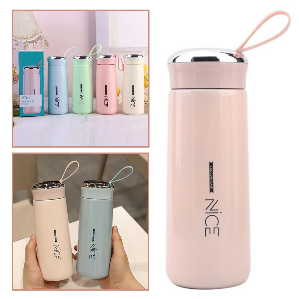 

Thermos Bottle Glass Flask Travel Coffee Mug Gift For Chrilden Insulated Vacuum Flask Tea Mug In-Car Thermocup Sport Thermo Cups