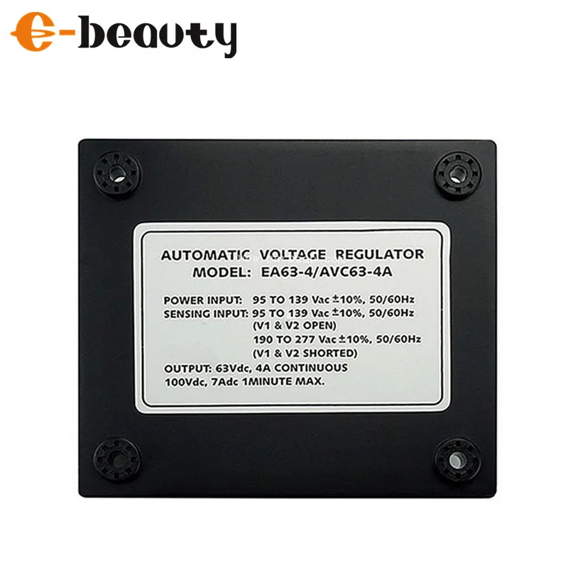 

Brushless Type Genset Generator Spare Part AVR EA63-4 AVC63-4A for Diesel Basler Electric Alternator AVC63 4A