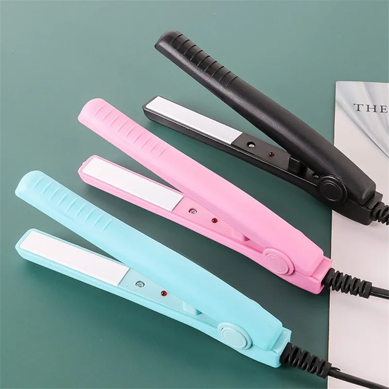 

New Mini Hair Straightener Curling hair clipper Hair Crimper Curling Iron curly hair iron Hair Straightener Brush Flat Iron