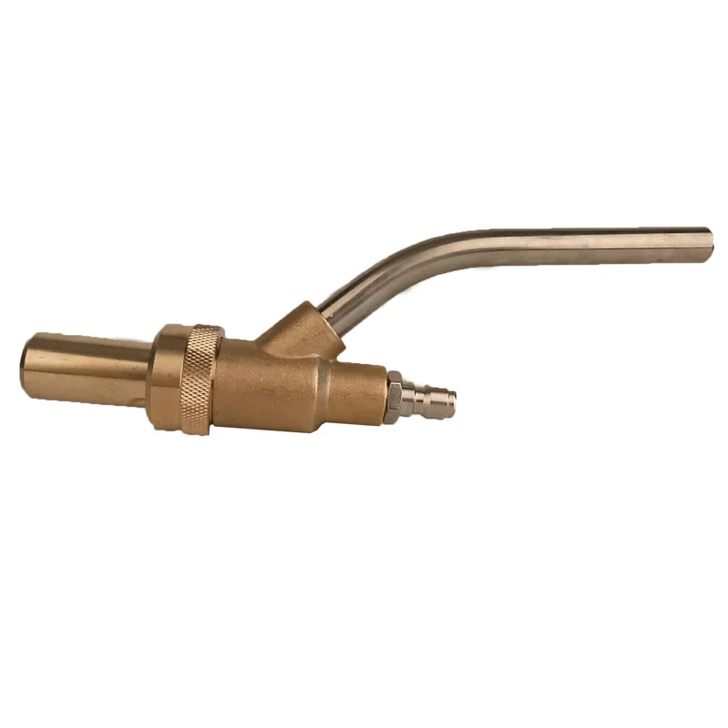 1pc Copper Hose Pipe Joint Connector For High Pressure Washer 1/4 Inch 21CM Sand Blasting Hose Pipe Joint Connector