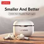 Беспроводные наушники Lenovo LP1, спортивные водонепроницаемые Bluetooth-наушники с зарядным боксом 300 мАч, Hi-Fi стереонаушники с микрофоном