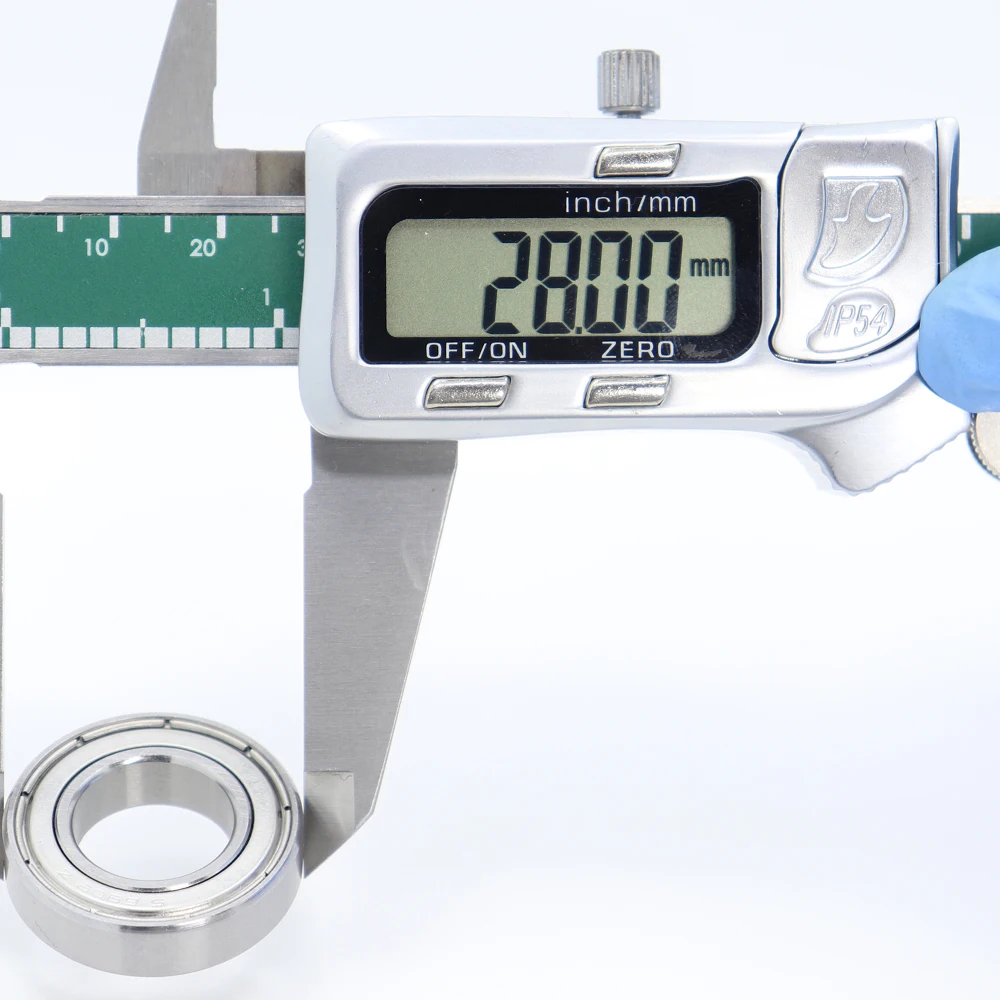 S6902ZZ подшипник 15*28*7 мм (10 шт.) ABEC 1 S6902 Z ZZ S 6902 440C шарикоподшипники из нержавеющей
