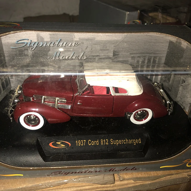 Фирменный 1:32 1937 шнур 812 суперзаряженный игрушечный автомобиль игрушки для детей литая модель автомобиля подарок на день рождения
