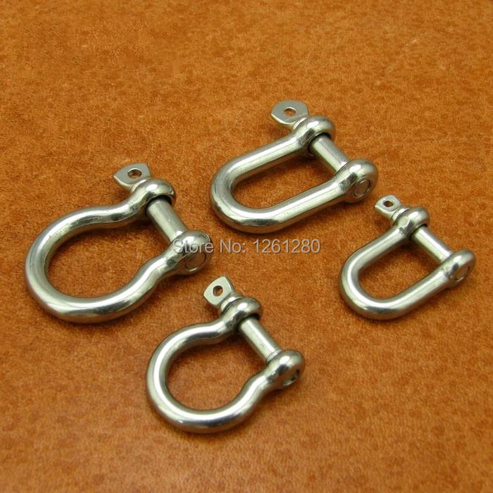 Нержавеющая сталь D кольцо Пряжка подковы брелок Крюк ремень сумка для ключей