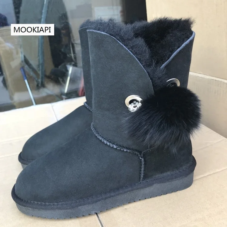 В 2019 году европейские новейшие высококачественные зимние сапоги из натуральной