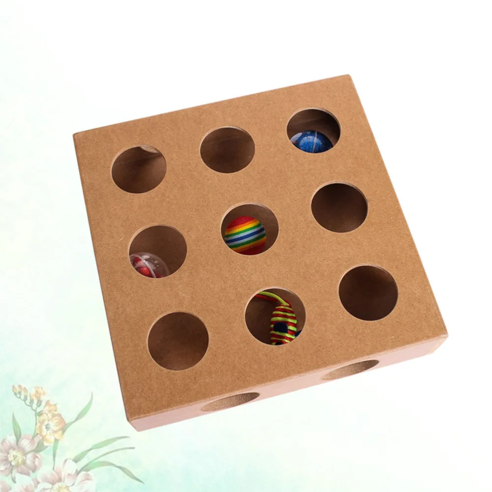 

1PC Pet Cat Interactive Pet Nine-hole Treasure Cat Interactive Educational