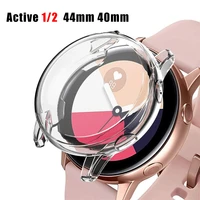case for samsung galaxy watch active 2 active 1 cover bumper accessories protector full coverage silicone screen protection