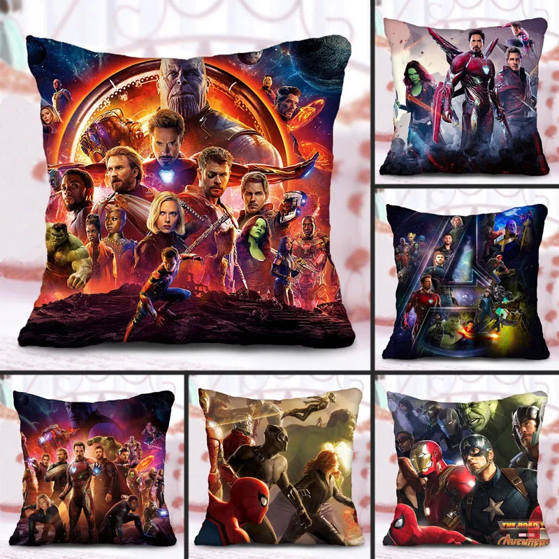 1 шт. 45x45 см Marvel's Avengers3 Unlimited War наволочка полиэфирные наволочки Талия Подушка Декоративные подушки Чехол
