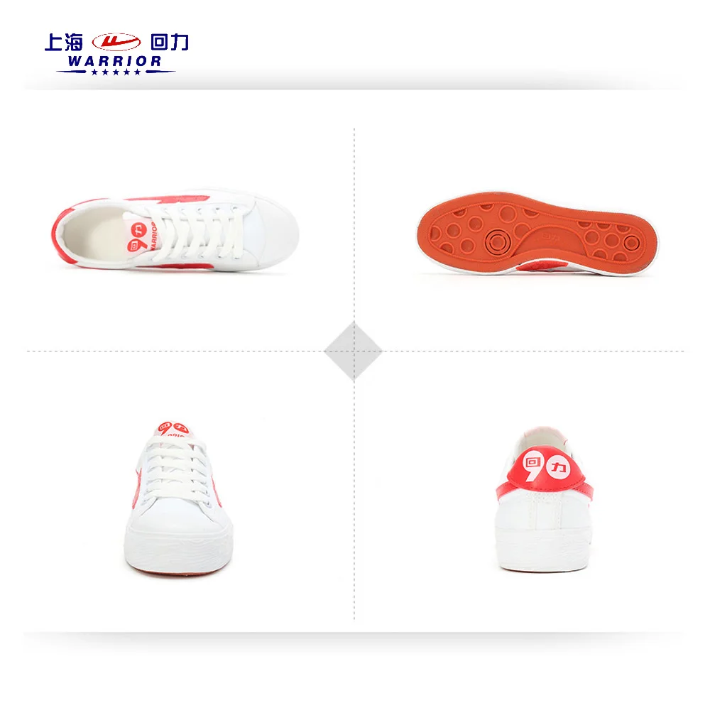 Skateboarding shoe Canvas Shoes Men Women New Low Upper Rubber Sole Non-slip Red White Casual Shoe 90th Anniversary For Boys Hot images - 6