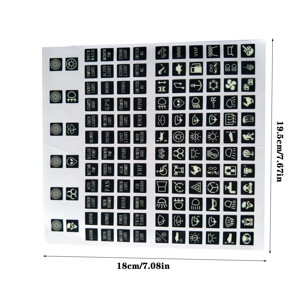 120 наклейка на автомобиль лодку грузовик инструмент переключатели реле Декор -