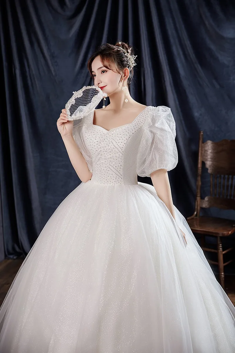 Gryffon буфами на рукавах свадебных торжеств и вечеринок Милое детское платье