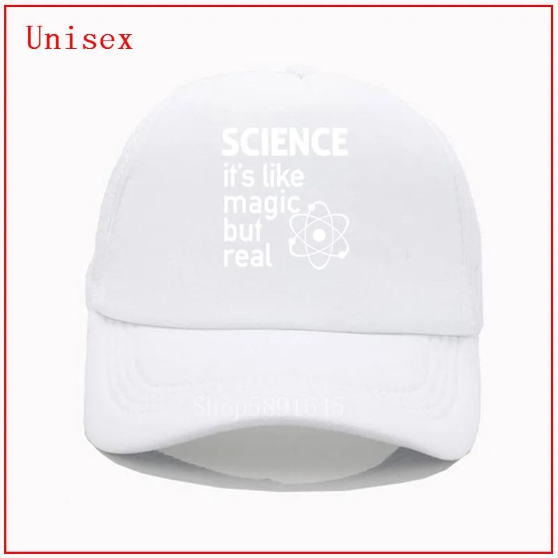 SCIENCE It is Like Magic но настоящая белая бейсбольная кепка с принтом мужская летняя