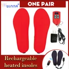 Стелька для обуви унисекс с перезаряжаемой USB-подогревом, зимняя стелька для ног лыжный с подогревом, для кемпинга, езды на велосипеде, рыбалки, подогрев стельки лучше всего