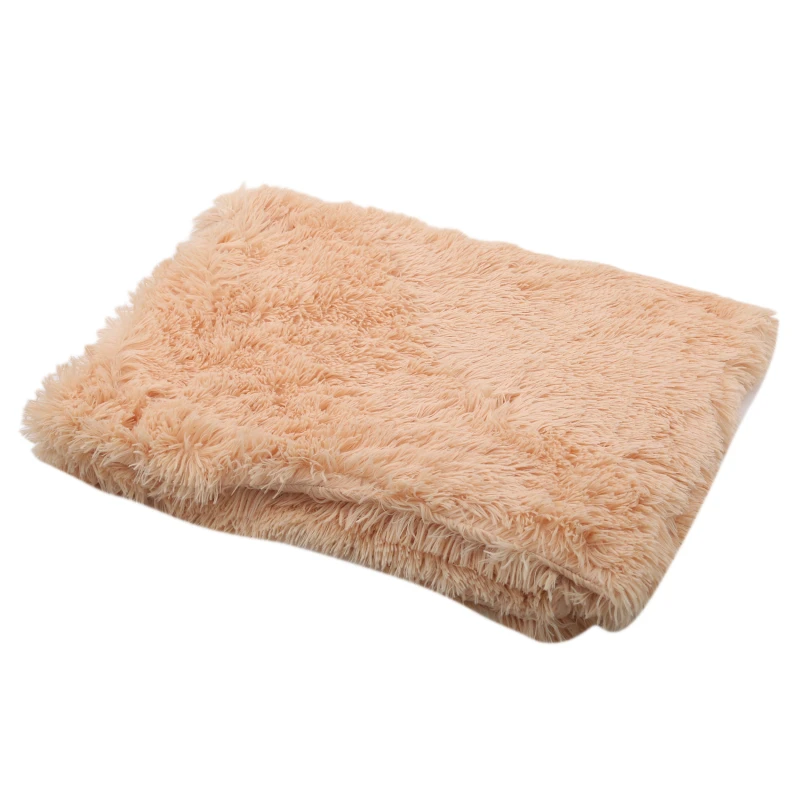 

Soft Pet Dog Blanket Cat Bed Mat Long Plush Warm Double Layer Fluffy Deep Sleeping Cover For Small Medium Large Dogs Mattress
