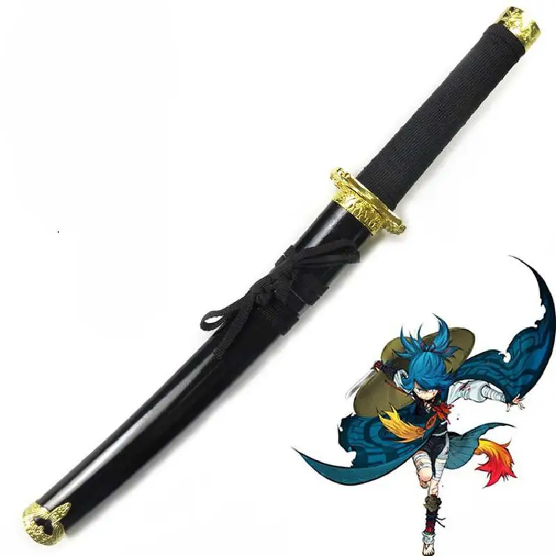 Touken Ranbu Online деревянный меч оружие Sayosamonji нож для косплея самурайский катана