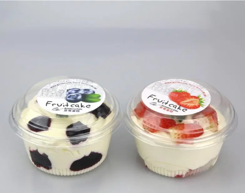 

Пластиковые коробки для выпечки 200 шт., чаши для мороженого, чаши для фруктов, прозрачная чашка для салата, десертная чаша, контейнер для чизк...