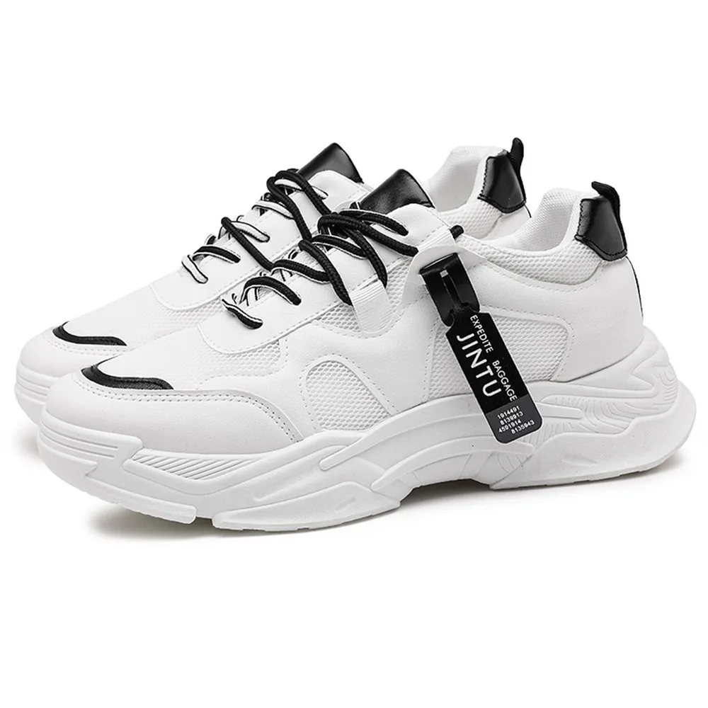 

Кроссовки мужские легкие, дышащие сетчатые, повседневная обувь для бега, прогулочная обувь, белые