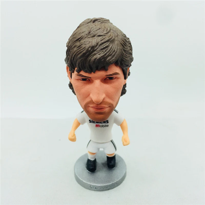 Soccerwe футбольная кукла высотой 2 55 дюймов RM 7 # Рауль фигурки белый комплект 2005 |