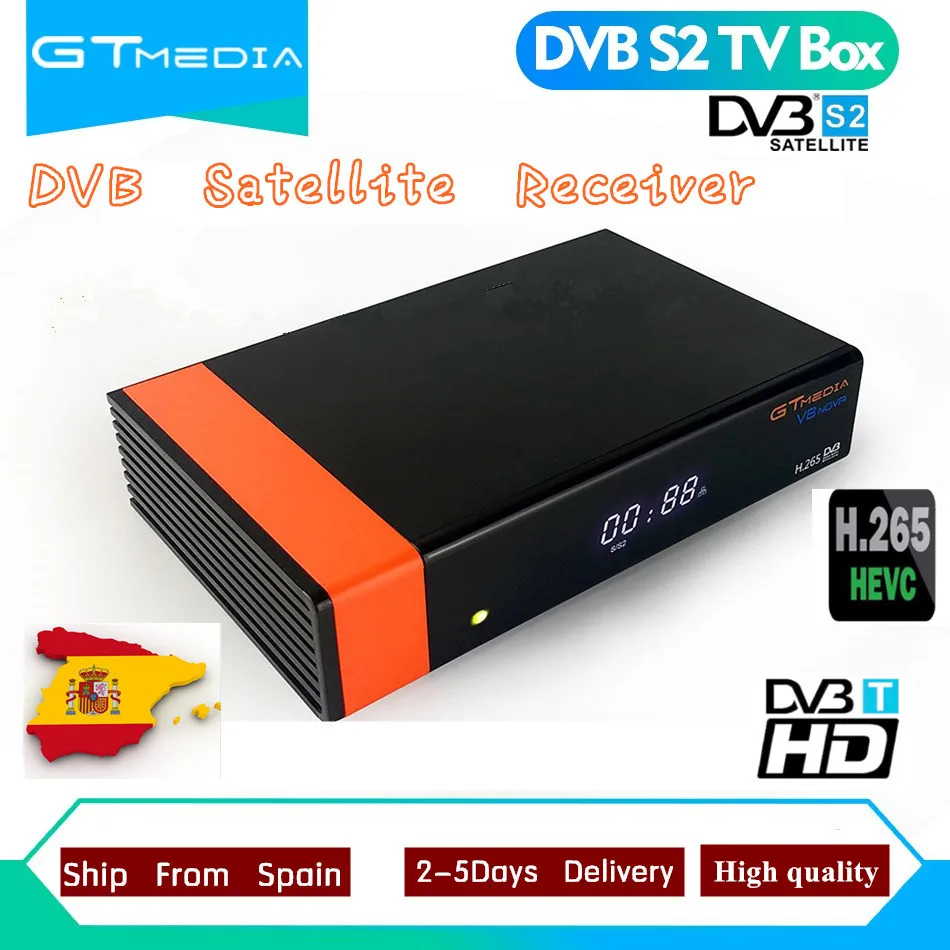 GTMedia V8 Nova DVB S2 H.265 спутниковый ресивер Европейский декодер встроенный Wi Fi ТВ