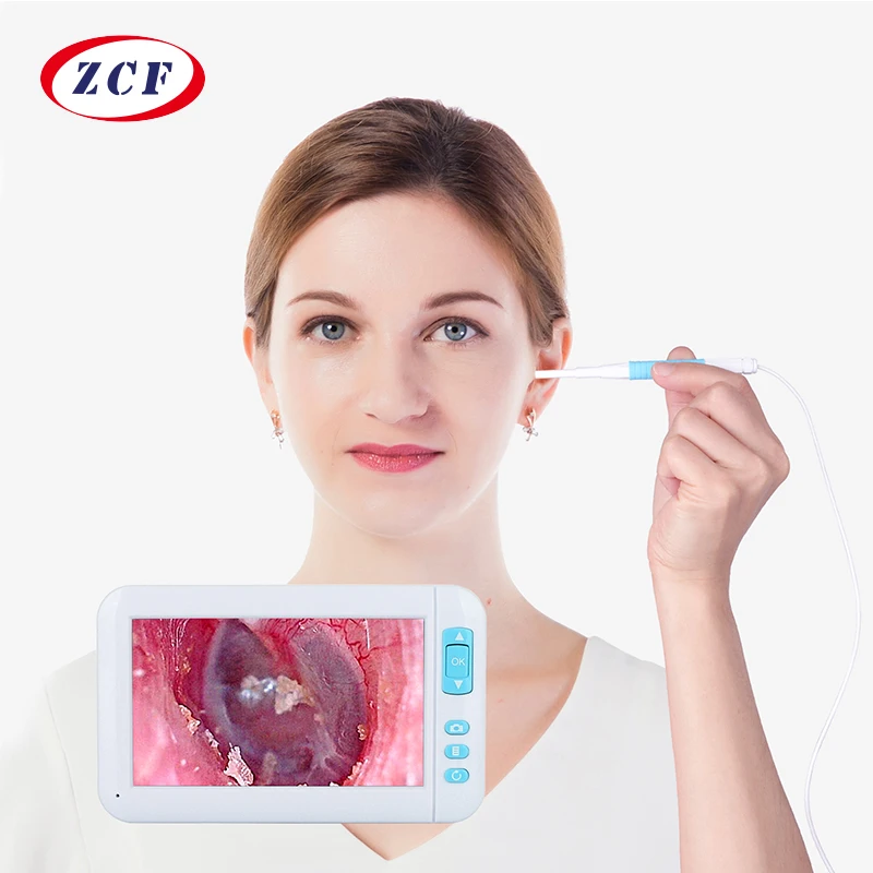 Отоскоп с экраном P20 камера-эндоскоп отоскоп HD ЖК-экраном 4 3 дюйма камера HD1080P