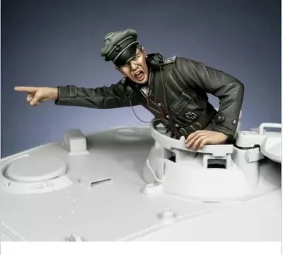 Немецкие солдаты из смолы Второй мировой войны немецкая танковая команда команд