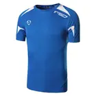 Мужская футболка Jeansian, футболка, Спортивная футболка с коротким рукавом, для бега, фитнеса, тренировок LSL3209 Blue2