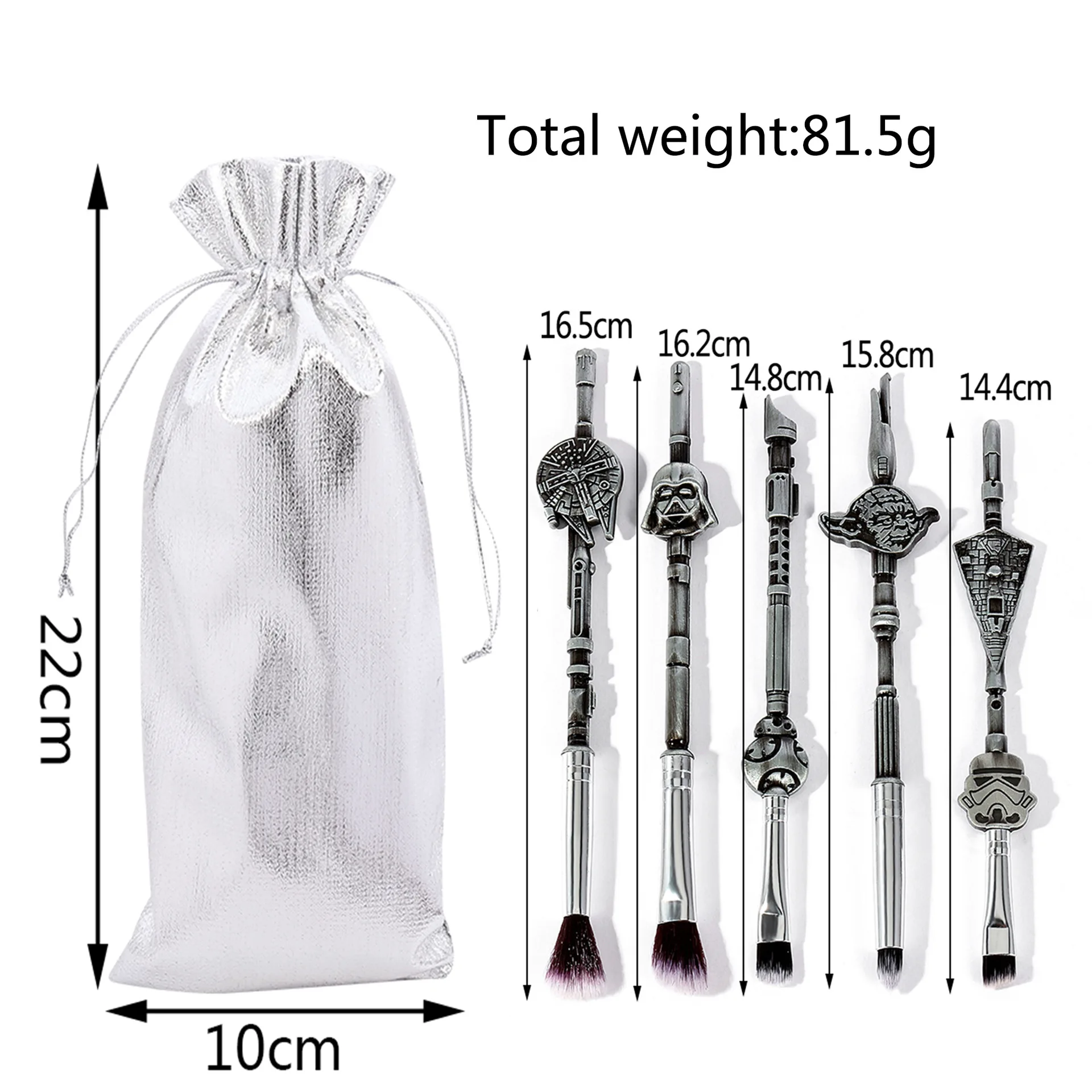 

5 шт., набор кистей для макияжа