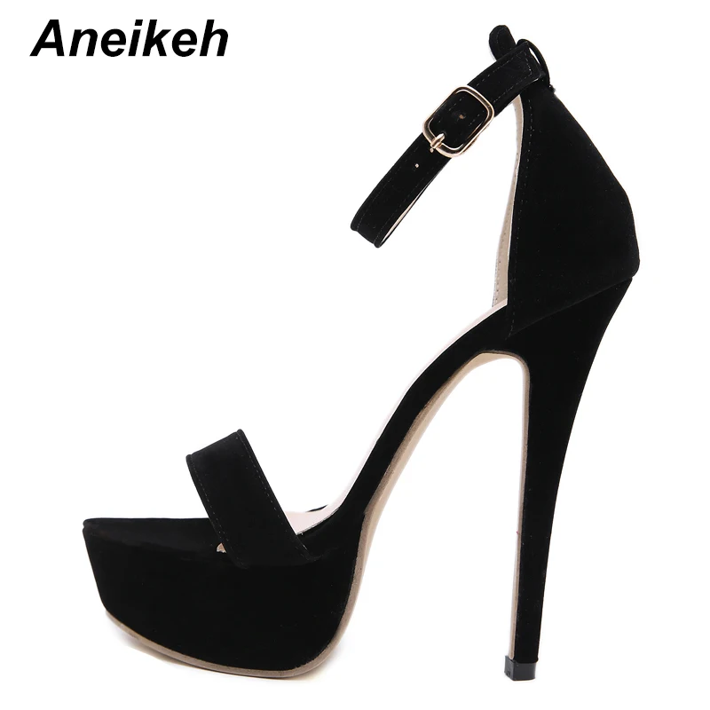 Сандалии Aneikeh женские на платформе босоножки в римском стиле тонком высоком