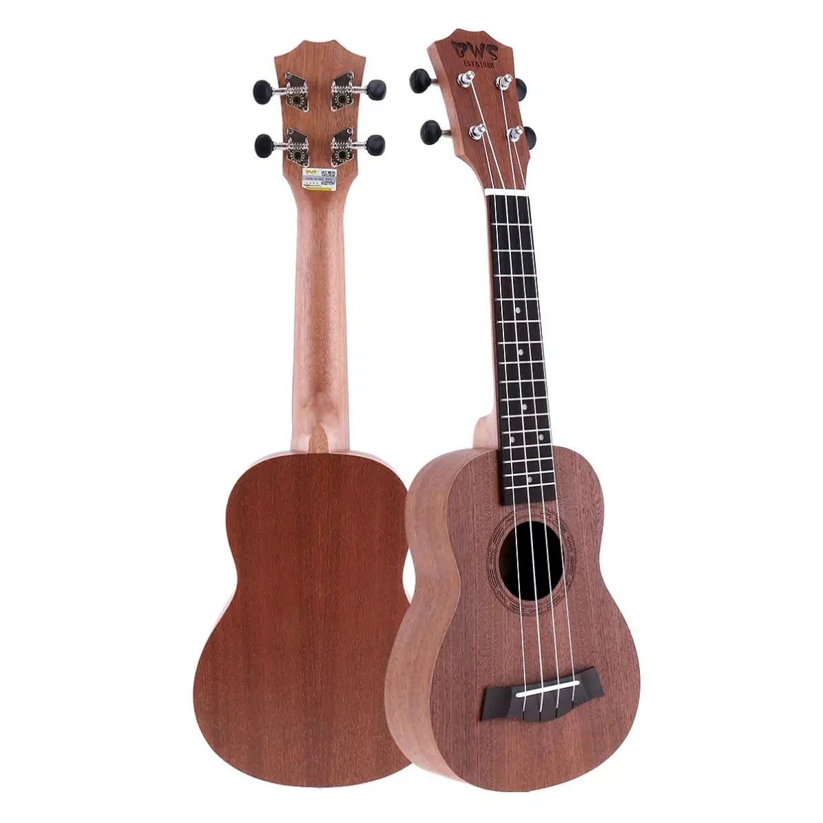 

21 Inch Soprano Ukulele Sapele 15 Fret Four Strings Musical Instrument