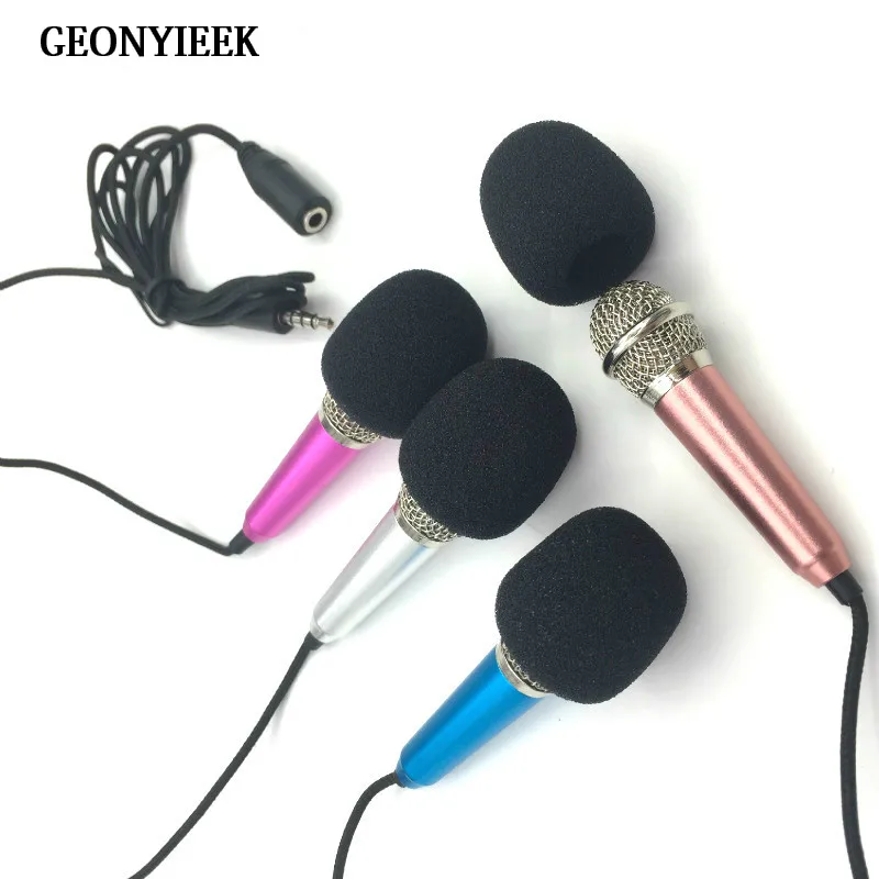 Портативный микрофон Мини 3 5 мм стерео студия речи аудио Микрофон для смарт