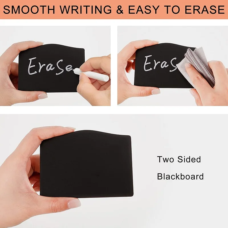 Мини-доска меловая вывеска двусторонняя маленькая портативная настольная доска