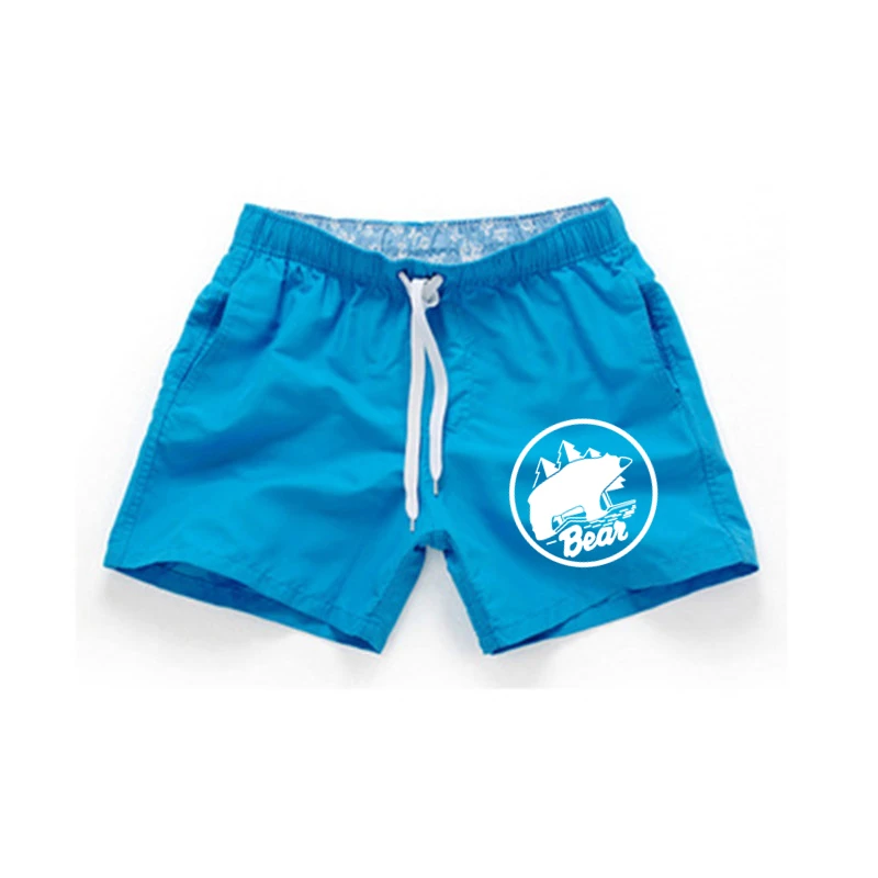 Уличная одежда 2021 Летние удобные мужские шорты с принтом медведя Брендовые