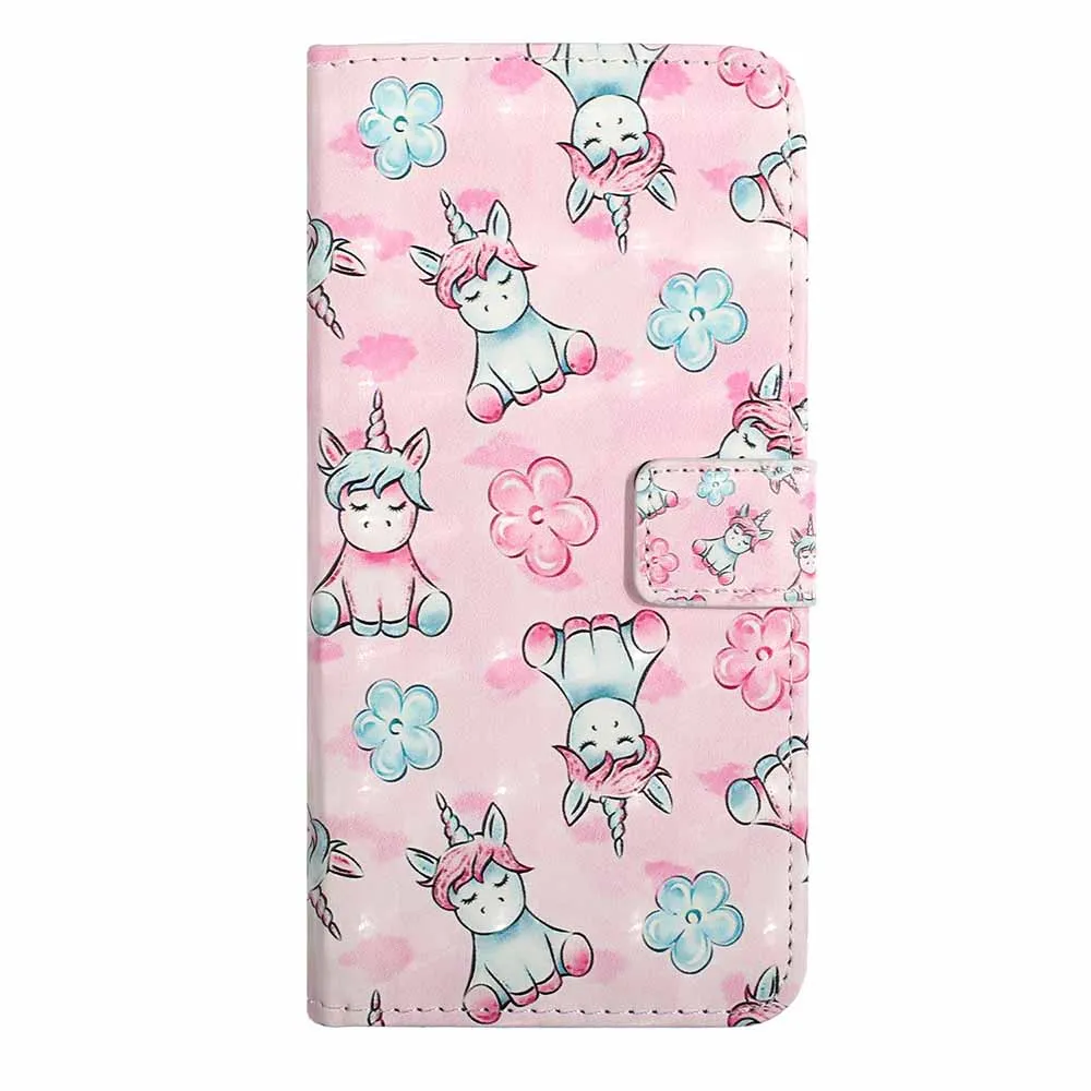 Flower Pony Чехол кошелек кожаный флип-чехол для телефона для samsung Galaxy S10 S10e S9 S8 J6 плюс A7 A10 A20 A30 A40 A50 A70 M10 M20 M30 крышка - Цвет: Flower Pony
