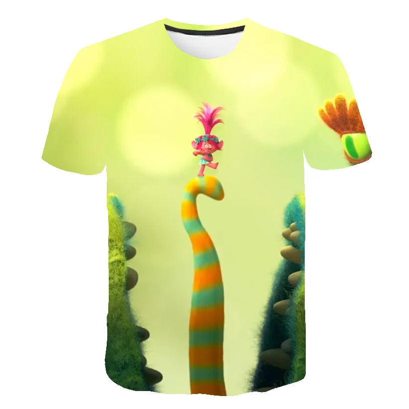 Забавная детская футболка с рисунком клоуна Милая для мальчиков и девочек летняя