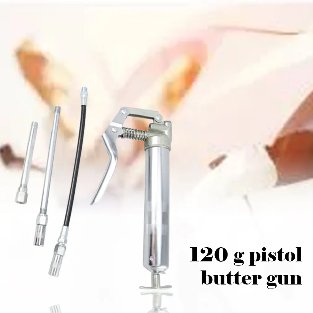 

Multifunction 120G Pistol Grease Gun / Butter Gun / 120Cc Mini Grease Gun / Small Butter Machine / Butter Bucket Safe Durable