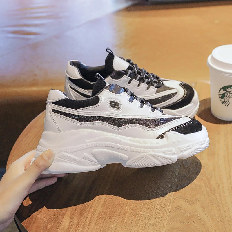 Женские кроссовки с дышащей сеткой повседневные на высокой платформе со